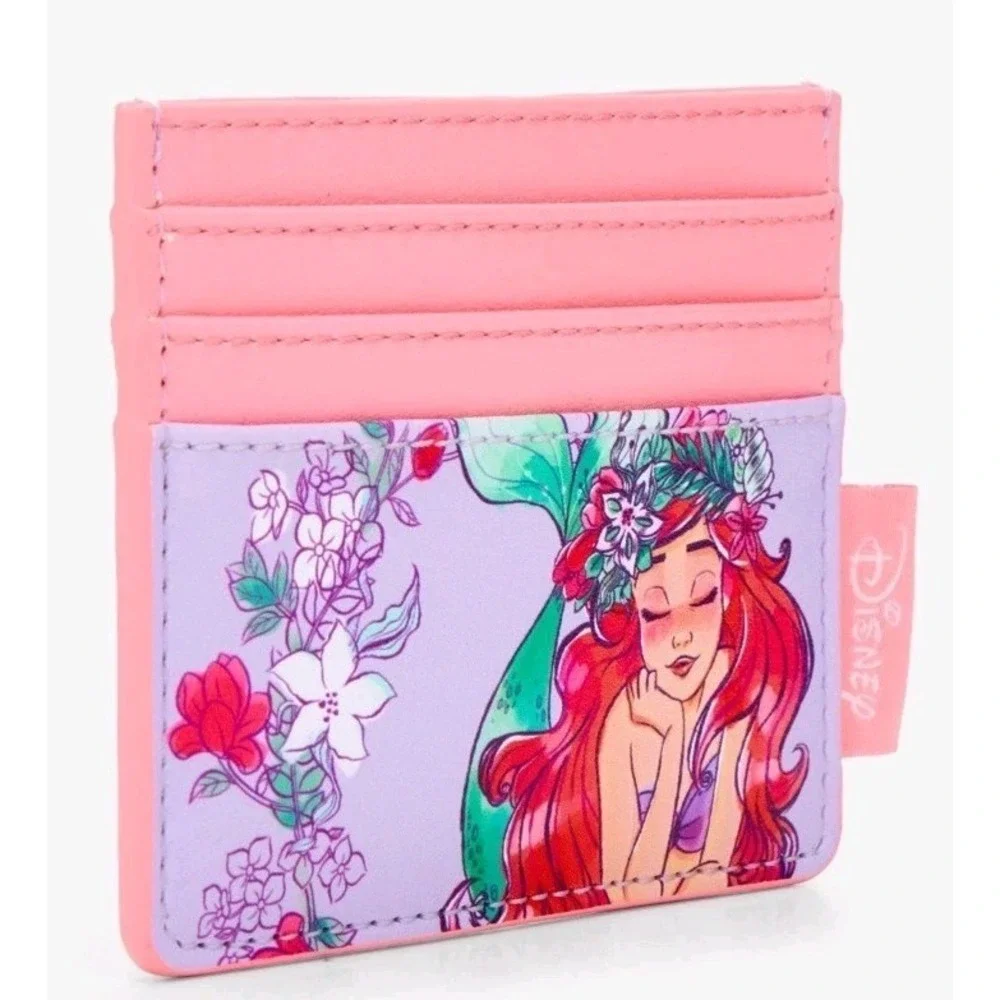 NEW‎ Loungefly Disney The Little Mermaid Floral Dream Mini Backpack & Cardholder